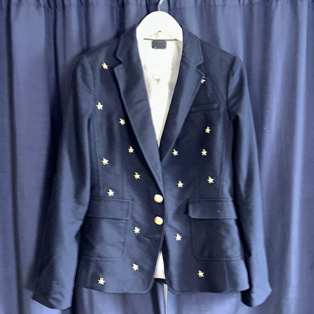 Last price ⚠️ custom Banana Republic blazer women size 6 hand made edition gold